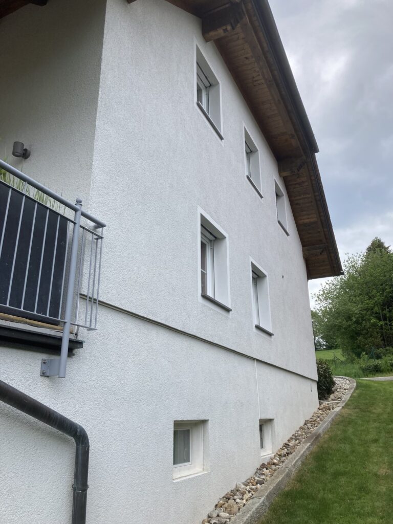 Fassade nach gründlicher Reinigung